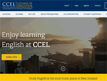 Tablet Screenshot of ccel.co.nz